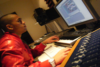 We offer hands on, one to one personal music and recording studio tuition