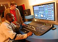 Student learning music production skills at MusciEverything, London