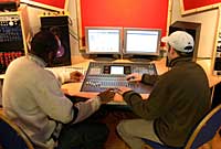 We offer hands on, one to one personal music and recording studio tuition